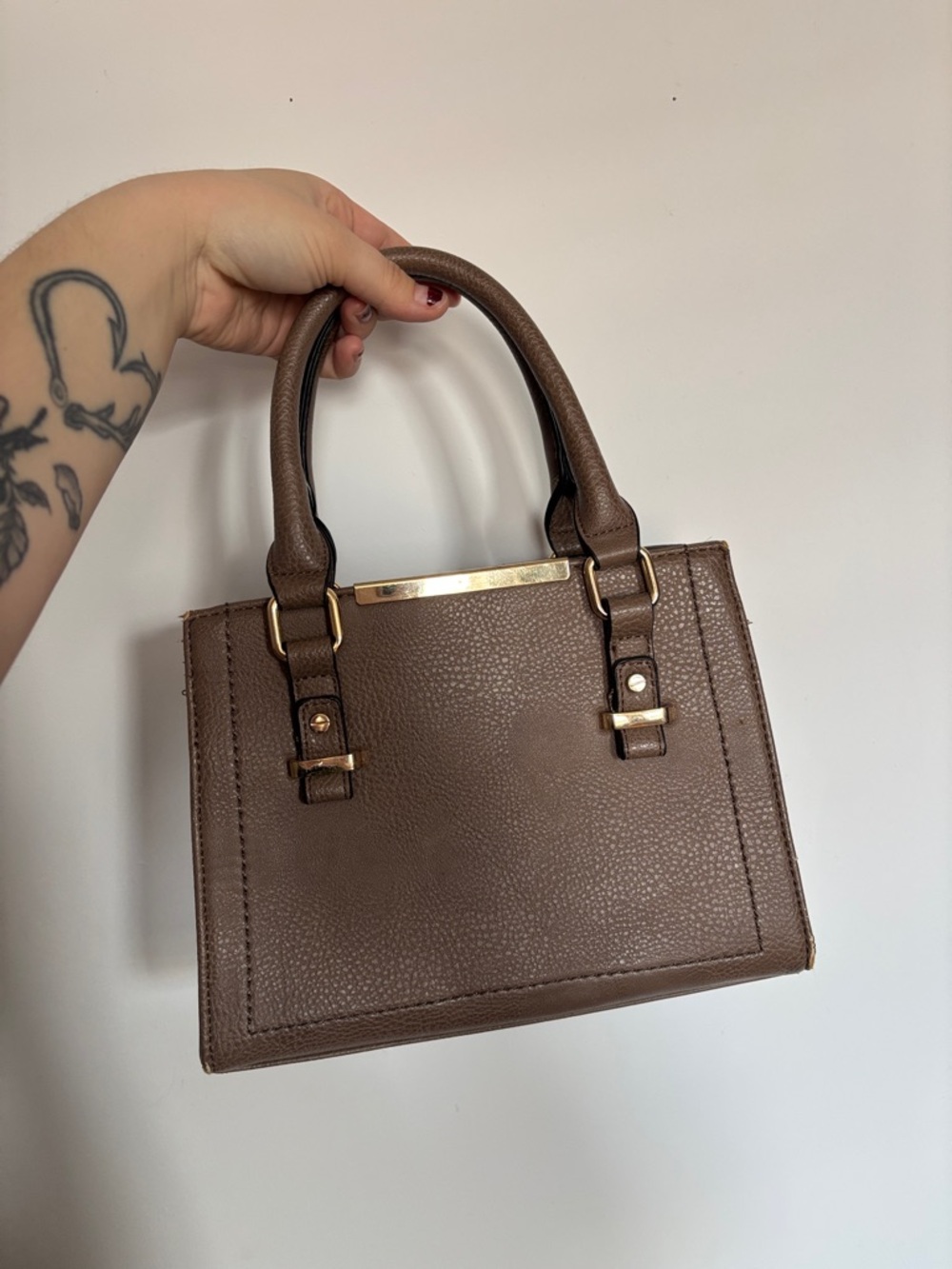 Classic Brown Top-Handle Women's Handbag